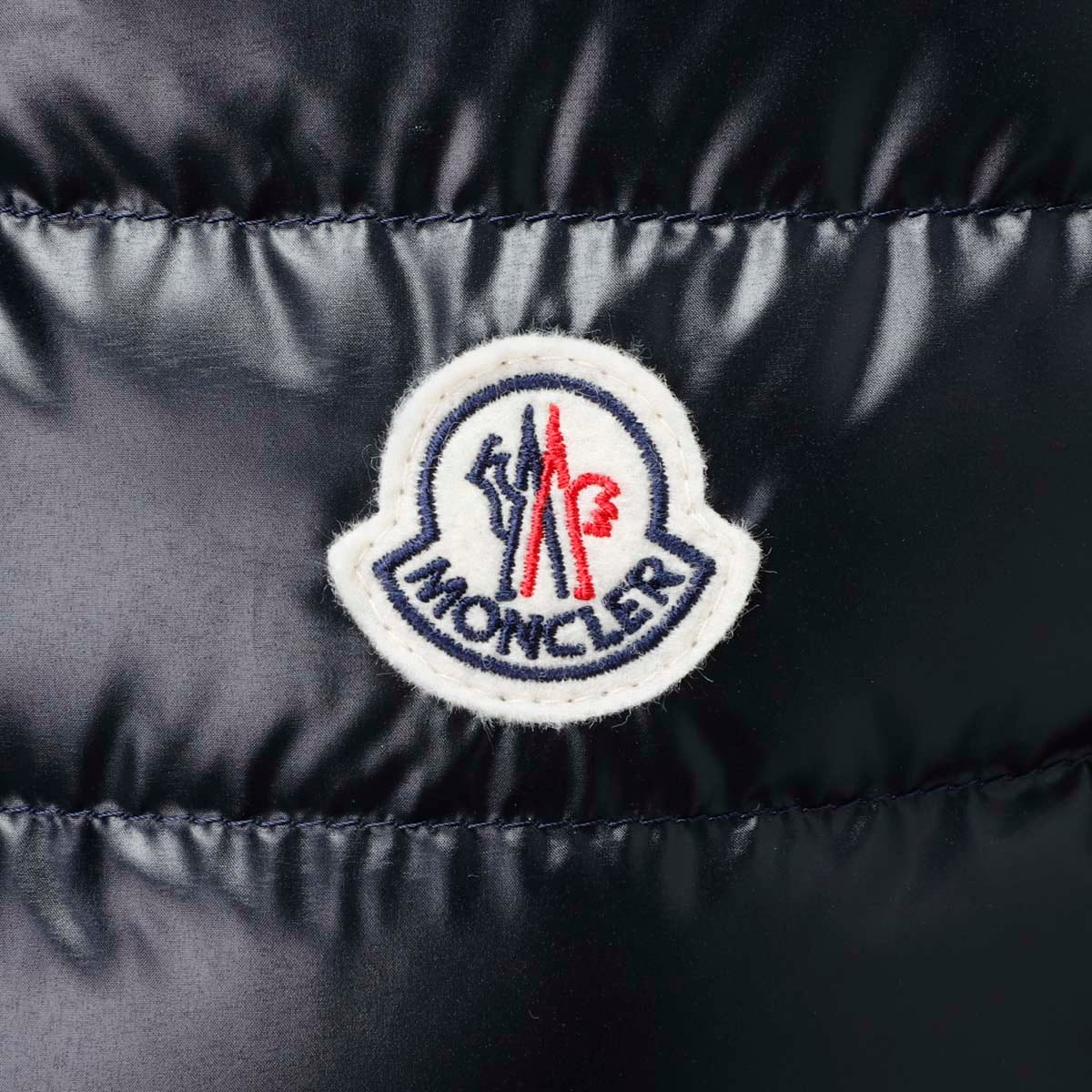 極美品✨モンクレール AIGRTTE GILET ロゴベルト付ダウンベスト MONCLER モンクレール ダウンベスト レディース ロゴ ベスト