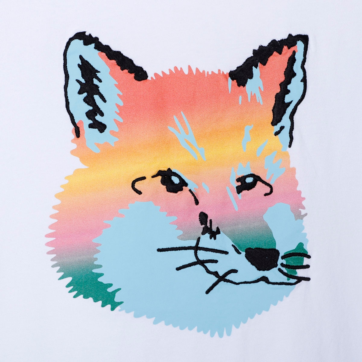MAISON KITSUNE メゾンキツネ 関西限定 BIG TEE ブルー L MAISON KITSUNE メゾンキツネ クルーネックTシャツ/FOX HEAD