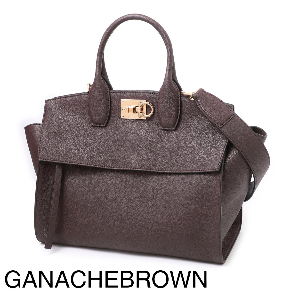 FERRAGAMO フェラガモ ハンドバッグ 2WAY/ショルダーバッグ/STUDIO SOFT BAG レディース