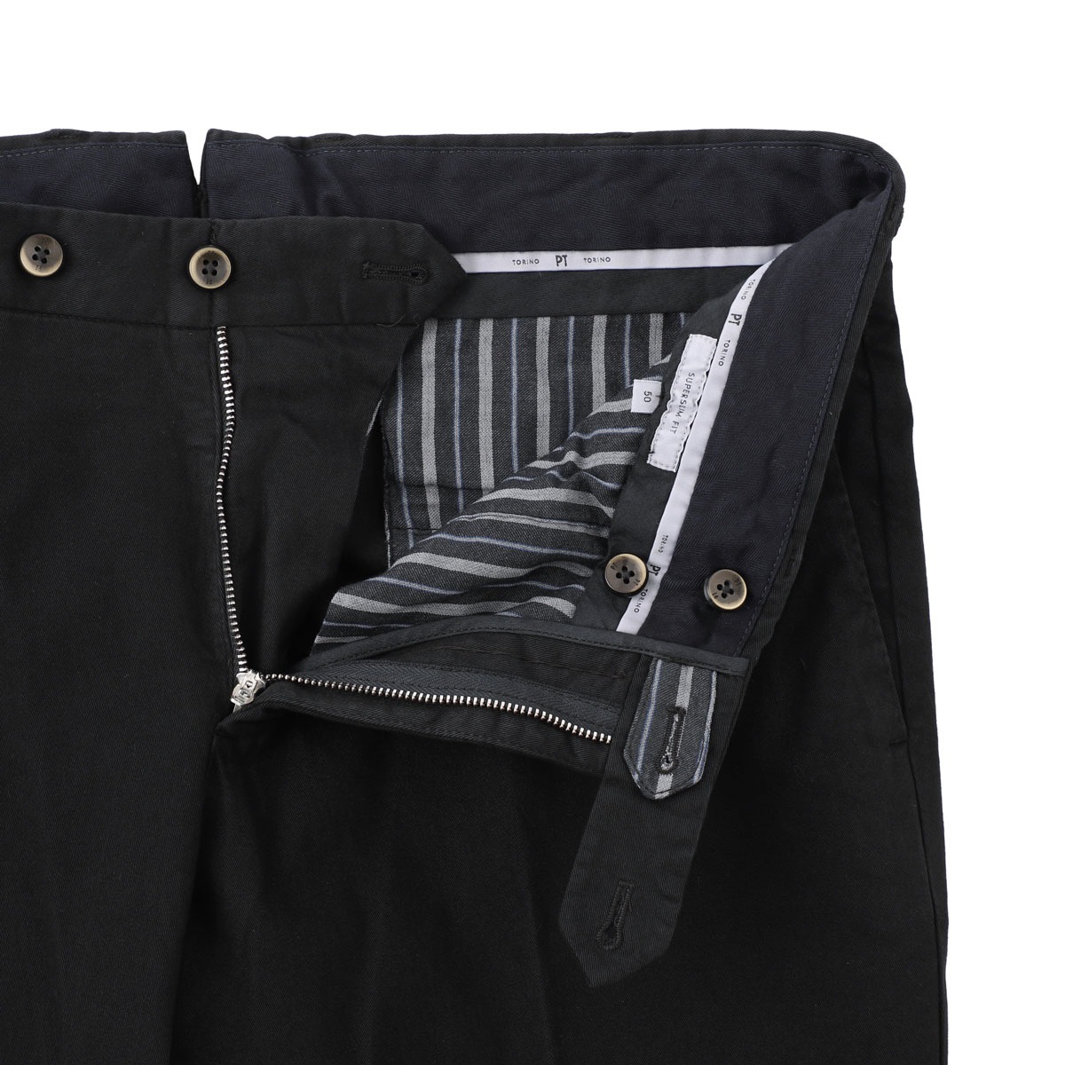 PT TORINO ピーティートリノ ノープリーツ スラックス/SUPERSLIM FIT