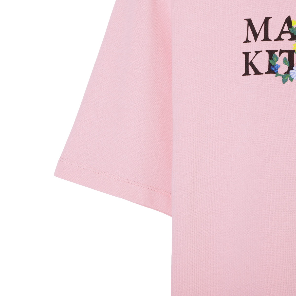 【アウトレット】『ネコポス対応(1点まで)』MAISON KITSUNE メゾンキツネ クルーネックTシャツ/MAISON KITSUNE FLOWERS COMFORT TEE-SHIRT レディース