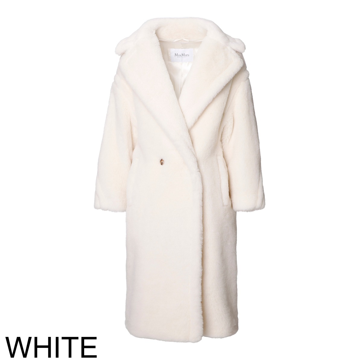 sportmax ロングコート　maxmara 　ホワイト　マニュエラ　テディ sportmax ロングコートmaxmara ホワイトマニュエラテディ