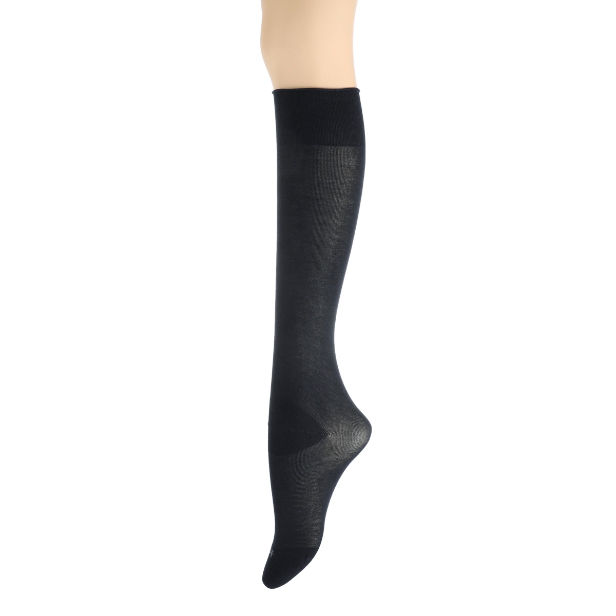 『ネコポス対応(4点まで)』BLEU FORET ブルーフォレ ソックス/SOLID COLORS VELVET COTTON HIGH SOCKS 6918【返品交換不可】 レディース