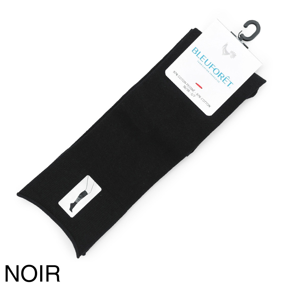 『ネコポス対応(4点まで)』BLEU FORET ブルーフォレ ソックス/SOLID COLORS VELVET COTTON HIGH SOCKS 6918【返品交換不可】 レディース