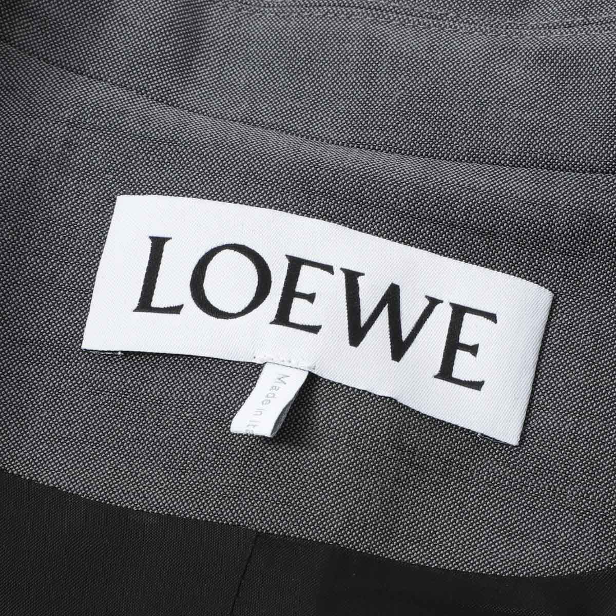 LOEWE ロゴパッチ OAT ショート ジャケット LOEWE ロエベ ショートジャケット/クロップドジャケット/BUTTON
