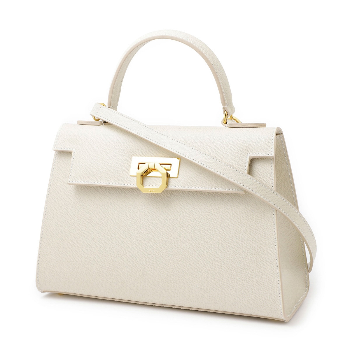 ア*キ様 カルボッティ　エレナ　ホワイト アウトレット】CARBOTTI カルボッティ ハンドバッグ 2WAY/ショルダー