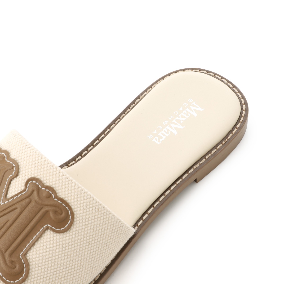 MAX MARA BEACHWEAR マックスマーラ ビーチウェア サンダル/CAUCASO フラットサンダル Mロゴ レディース