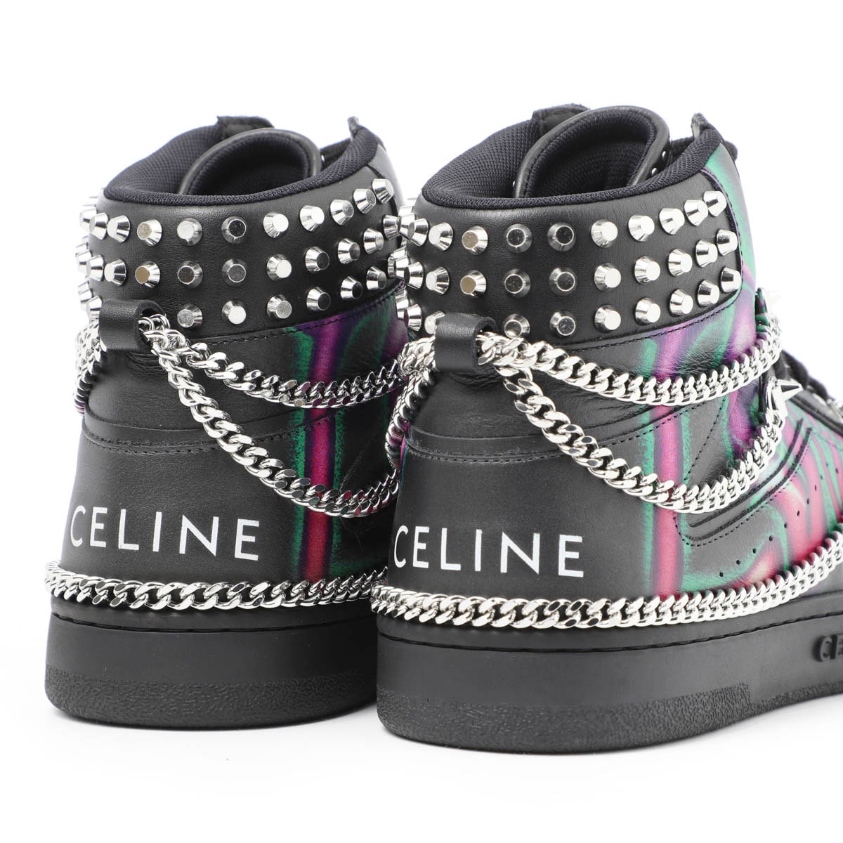 CELLNE ハイカットスニーカー CELINE セリーヌ スニーカー HIGH SNEAKER W/SCRATCH 05 CT-03