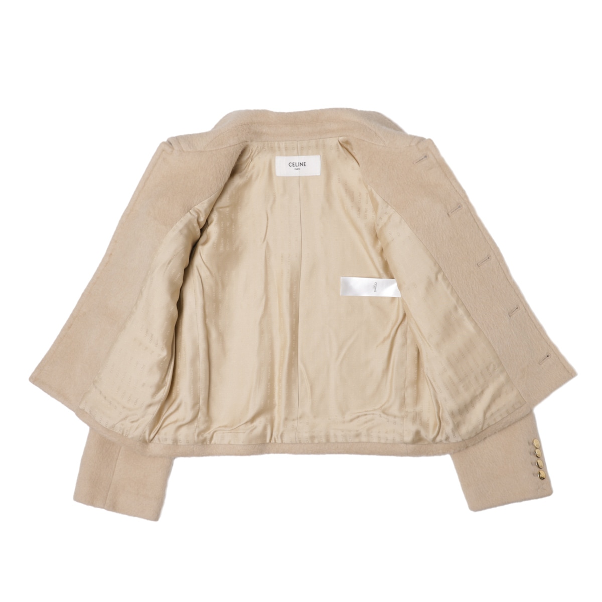 ★Celine★クロディーヌカラージャケット / キャメルウール 極美品 CELINE by Hedi Slimane 23AW クロディーヌカラー