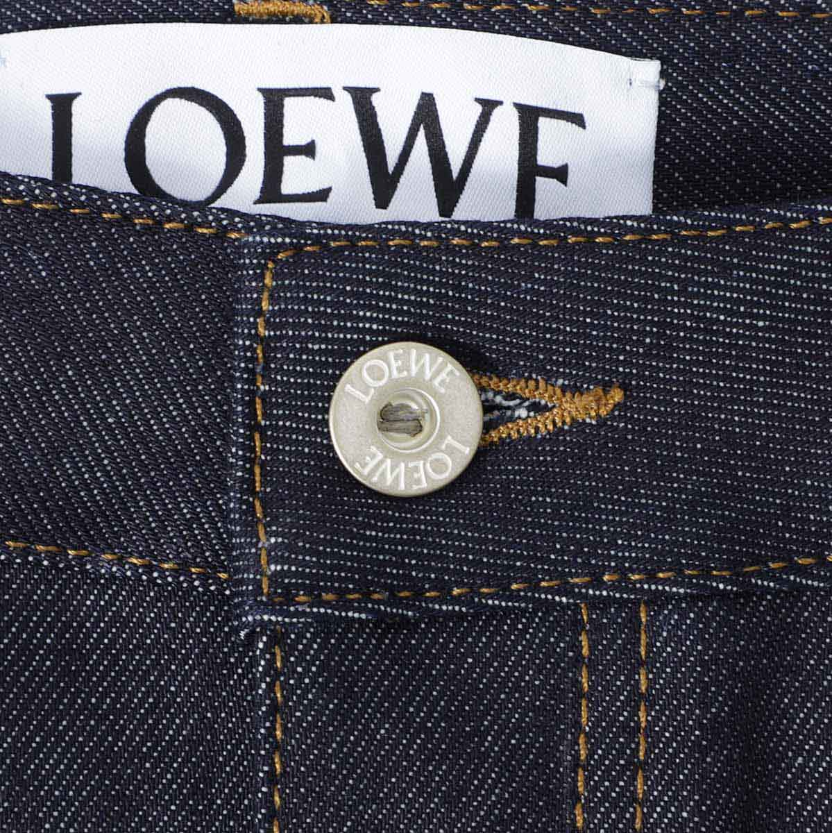 アウトレット】LOEWE ロエベ ボタンフライジーンズ/HIGH WAISTED JEANS