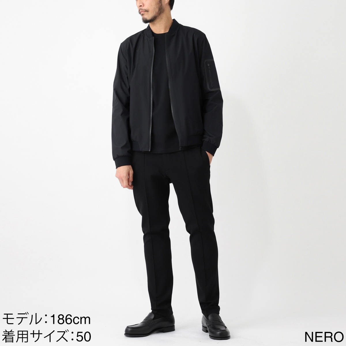 【アウトレット】【ラスト1点】HERNO ヘルノ ブルゾン/ボンバージャケット/FUNCTIONAL WARDROBE BOMBER JACKET IN GORE-TEX INFINIUM WINDSTOPPER メンズ
