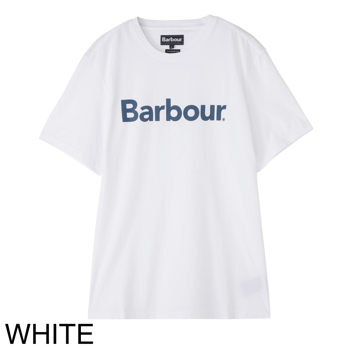 バブアー メンズ 半袖Tシャツ MTS0531WH51 Barbour バブアー クルーネック Tシャツ メンズ | メンズ