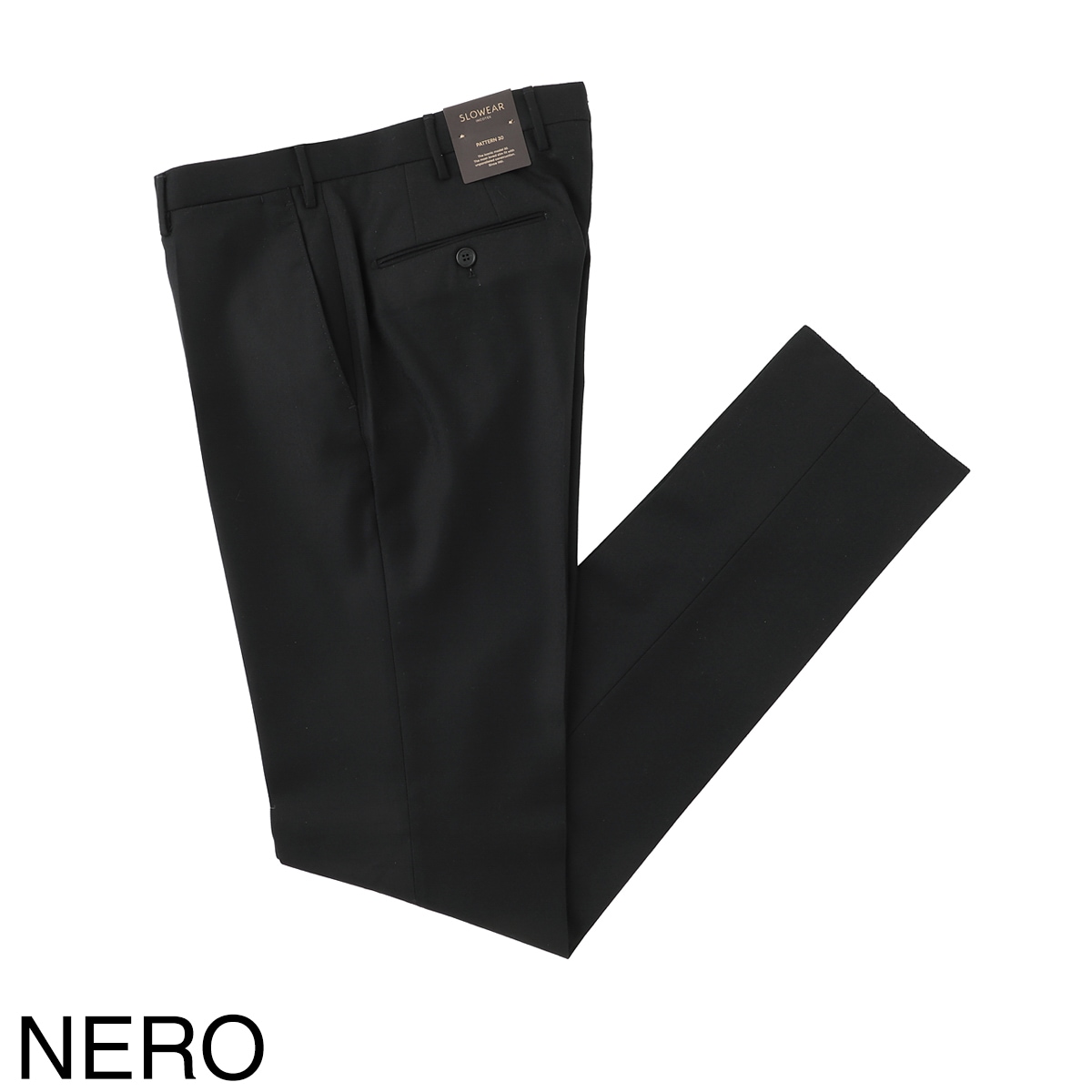 INCOTEX インコテックス ノープリーツ スラックス/ウールパンツ/SLIM