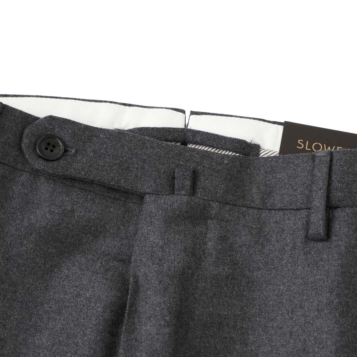INCOTEX インコテックス ノープリーツ スラックス/ウールパンツ/SLIM