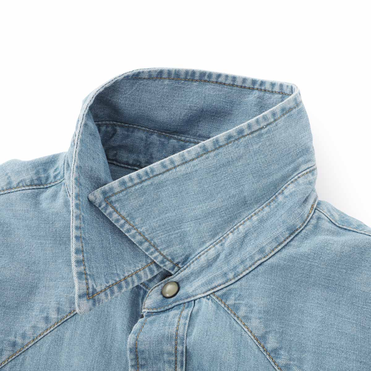 【訳あり】【アウトレット】JACOB COHEN ヤコブコーエン デニムシャツ/ウエスタンシャツ/CAMICIA WESTERN メンズ