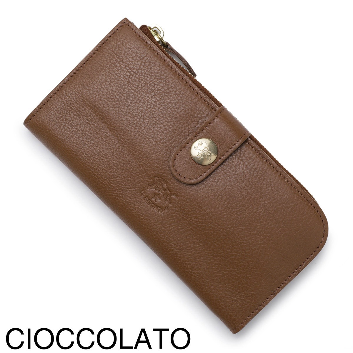 【新品未使用】IL BISONTE イルビゾンテ L字 長財布　SCW011 IL BISONTE 並行輸入 イルビゾンテ L字ファスナー長財布 SCW011