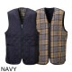 Barbour バブアー 中綿入りベスト/ジレ/QUILTED WAISTCOAT/ZIP-IN LINER メンズ