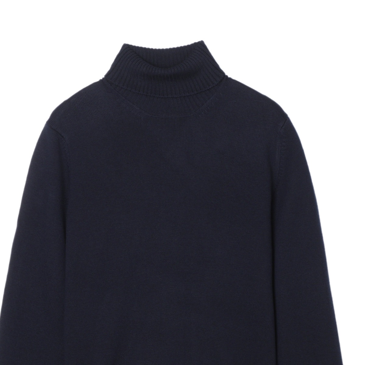 GRAN SASSO★新品4.3万円グランサッソ タートルネックニット52ブルー Gran Sasso グランサッソ タートルネックニット【大きいサイズ