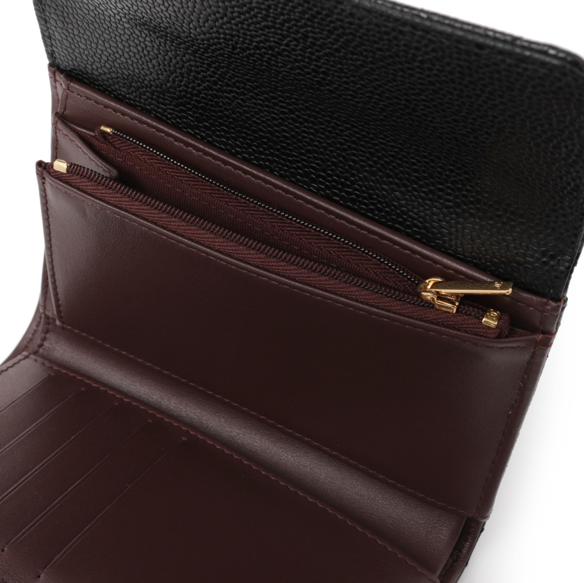 CHANEL シャネル 3つ折り財布 小銭入れ付き/MATELASSE【返品交換不可