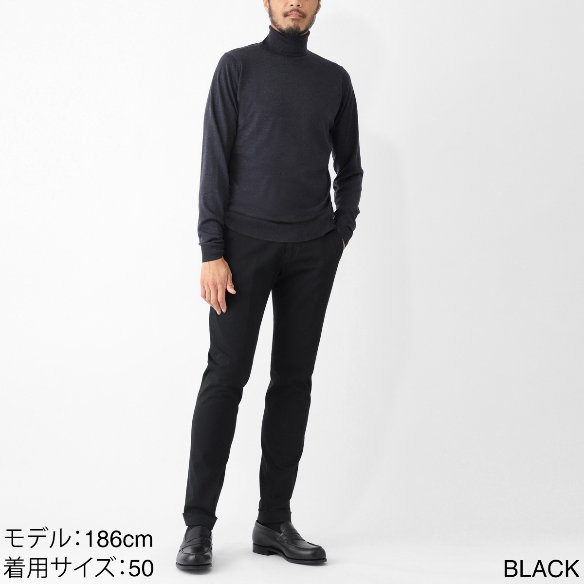 BRIGLIA 1949 ブリリア ノープリーツ スラックス/コットンパンツ/BG03【大きいサイズあり】 メンズ