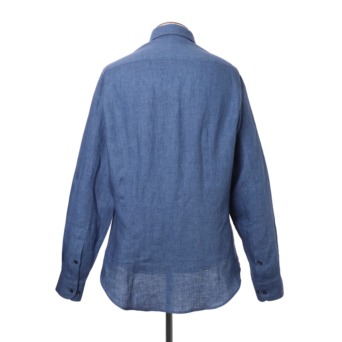 GALLIA ガッリア ホリゾンタルカラー リネンシャツ【大きいサイズあり】 メンズ