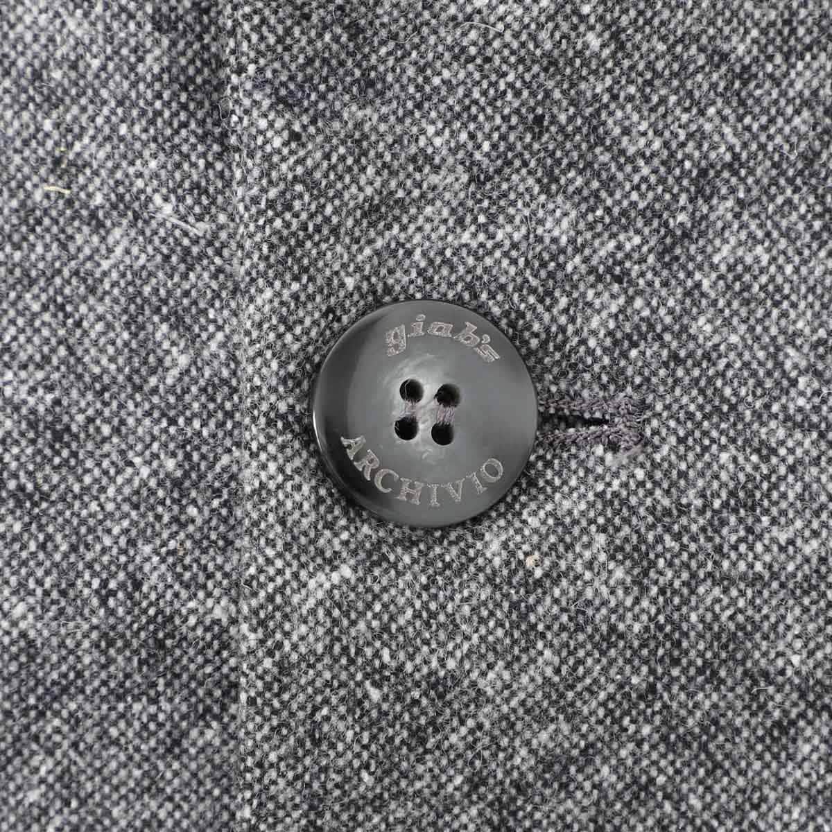 GIAB'S ARCHIVIO ジャブス アルキヴィオ 2つボタン イージージャケット/シングルジャケット/STROZZI/L【大きいサイズあり】 メンズ