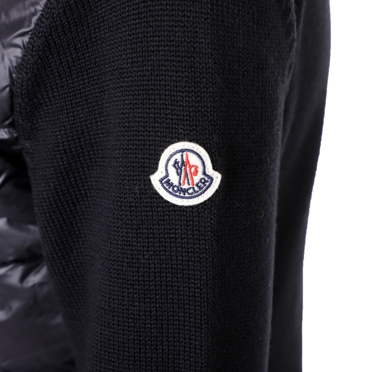 【アウトレット】【ラスト1点】MONCLER モンクレール ダウン切り替え カーディガン レディース