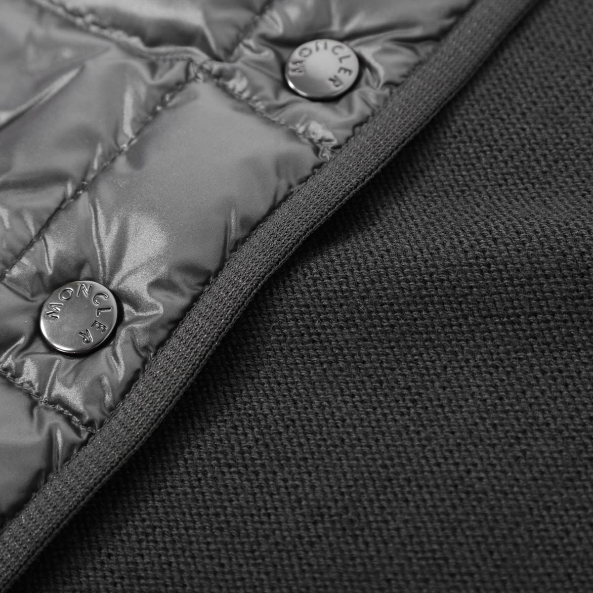 【アウトレット】【ラスト1点】MONCLER モンクレール ダウン切り替え カーディガン レディース