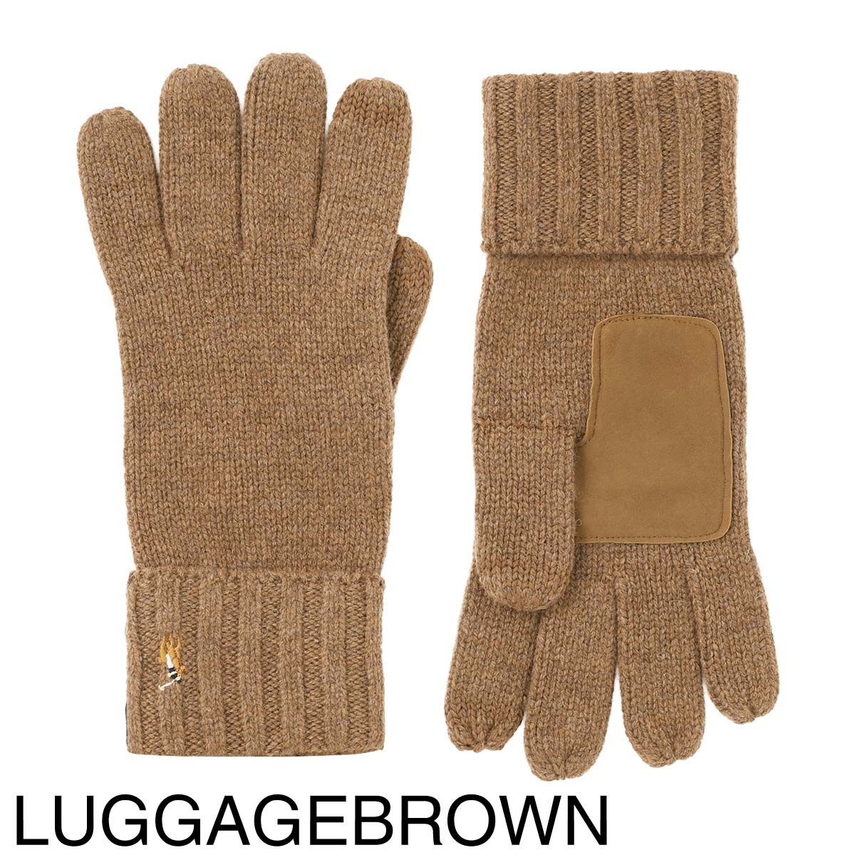 POLO RALPH LAUREN ポロラルフローレン 手袋/グローブ/SIGNATURE MERINO TOUCH GLOVES W/ LEATHER PATCH メンズ