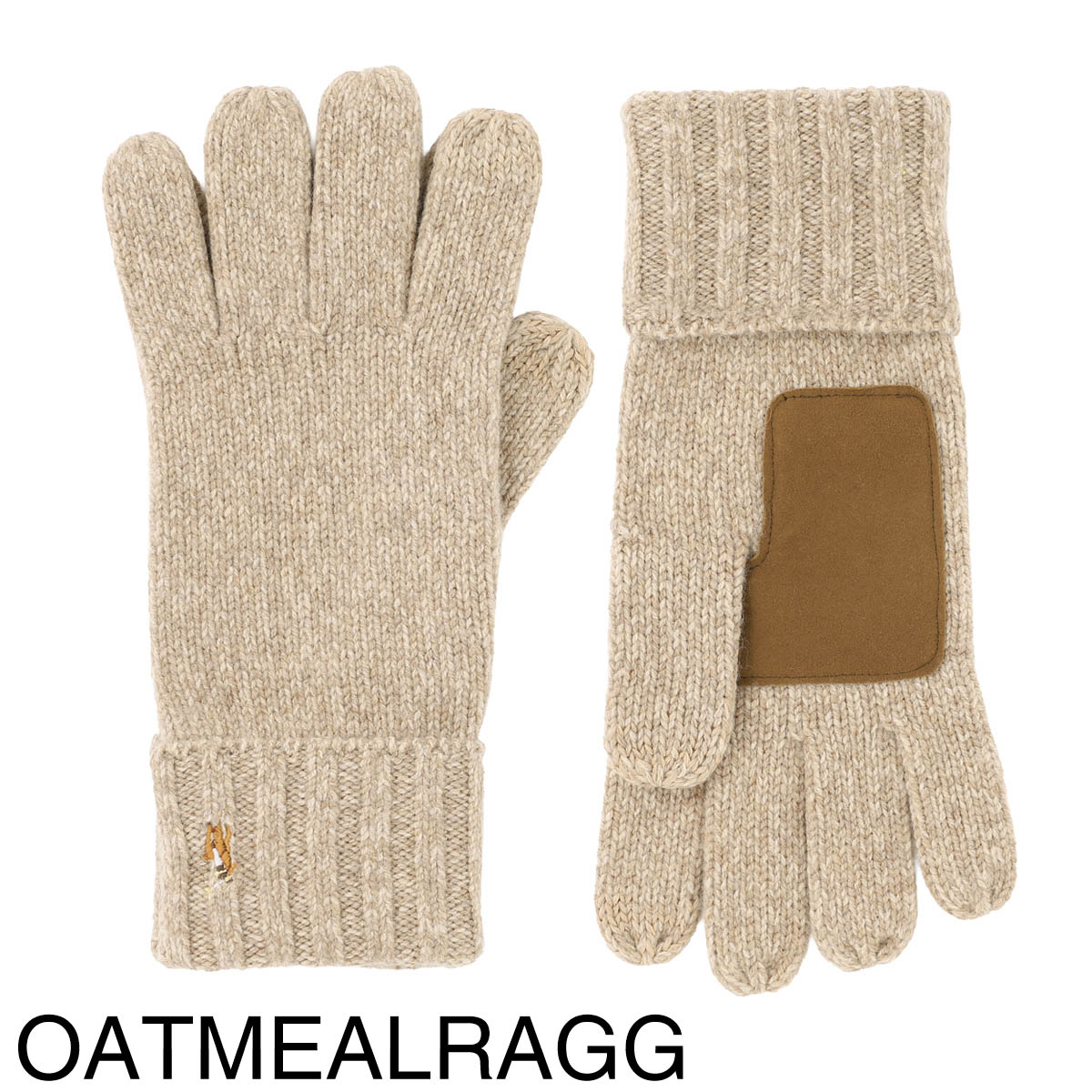 POLO RALPH LAUREN ポロラルフローレン 手袋/グローブ/SIGNATURE MERINO TOUCH GLOVES W/ LEATHER PATCH メンズ