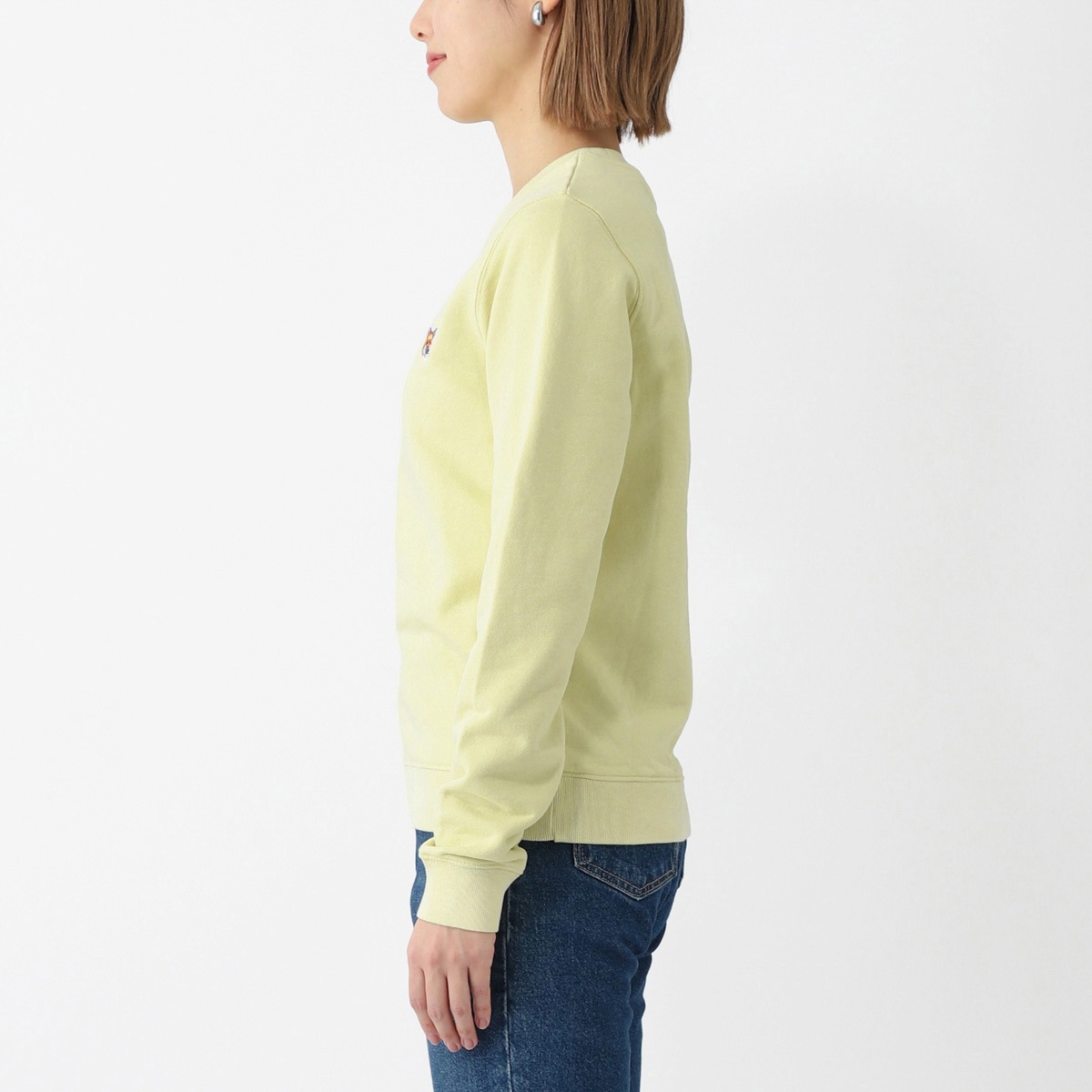 【アウトレット】【ラスト1点】【訳あり】 MAISON KITSUNE メゾンキツネ スウェット/FOX HEAD PATCH REGULAR SWEATSHIRT【返品交換不可】 レディース