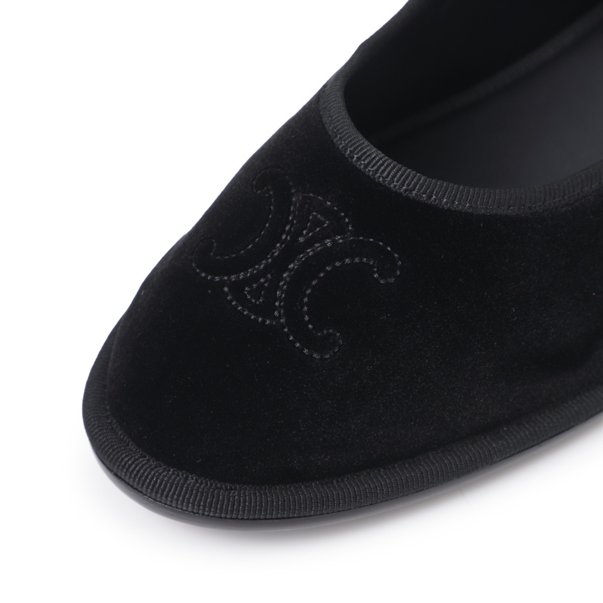 CELINE セリーヌ バレエシューズ/メリージェーン/VELVETY MARY JANE