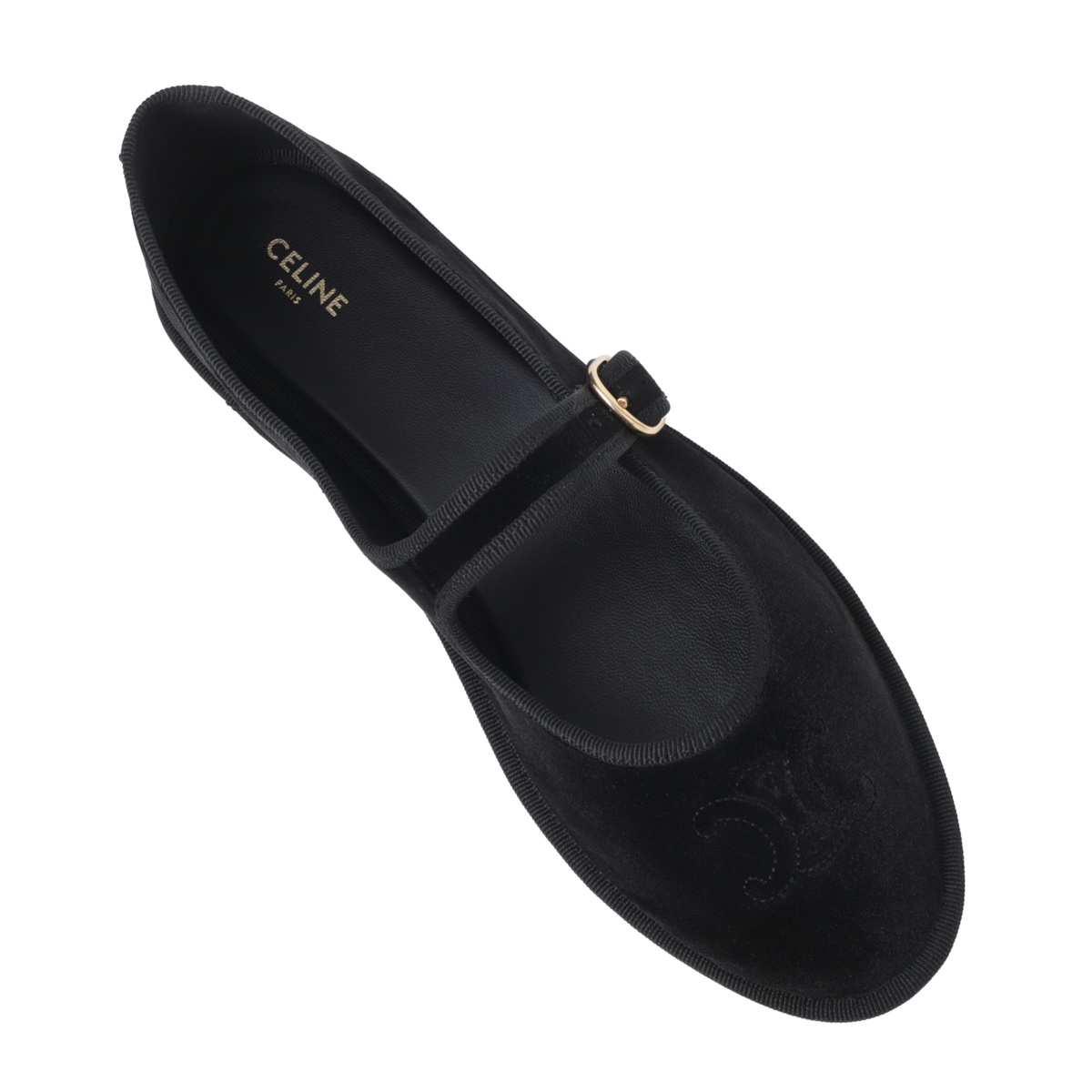 CELINE セリーヌ バレエシューズ/メリージェーン/VELVETY MARY JANE