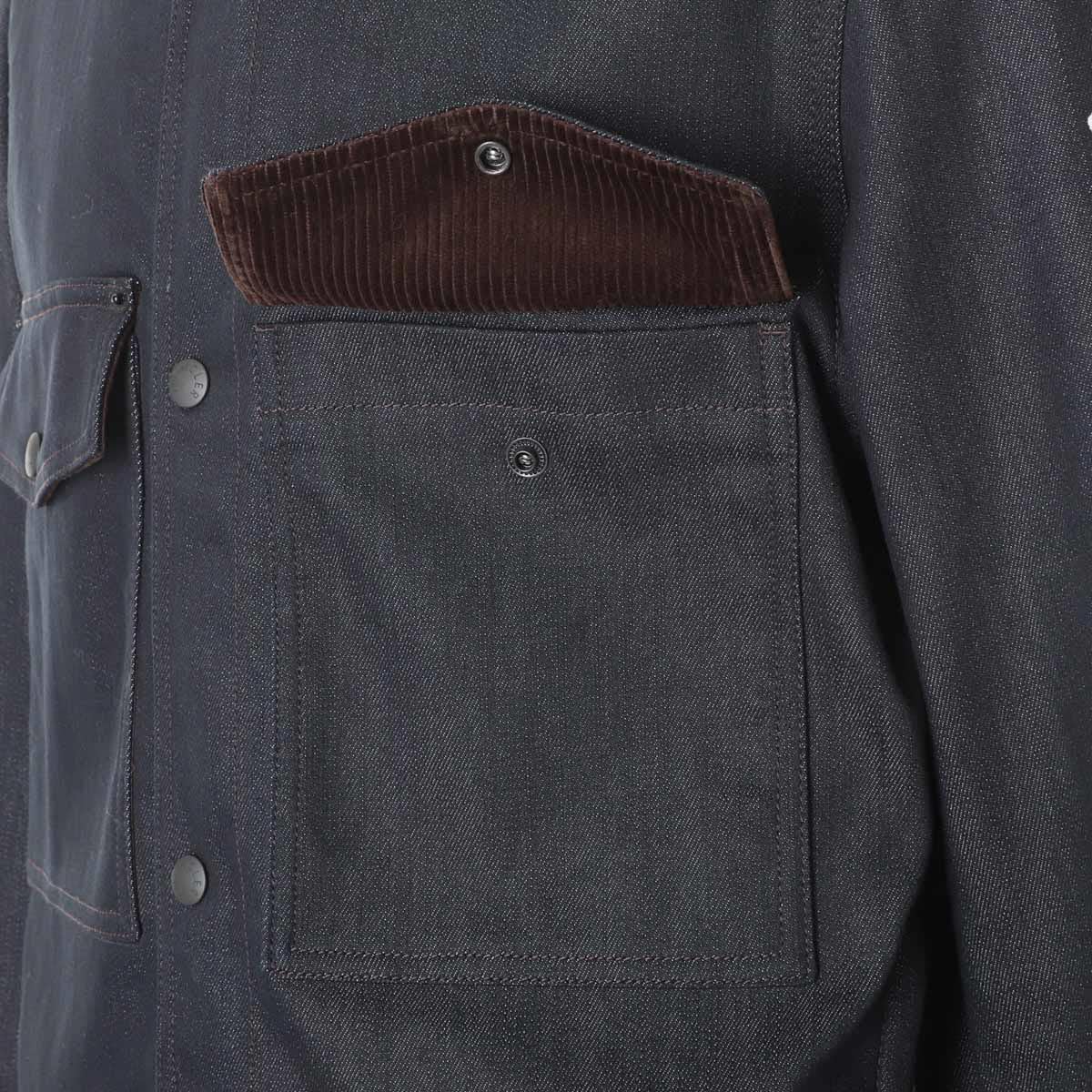 [あす着] モンクレール MONCLER シャツジャケット デニムジャケット メンズ アウトレット】【ラスト1点】MONCLER モンクレール シャツジャケット