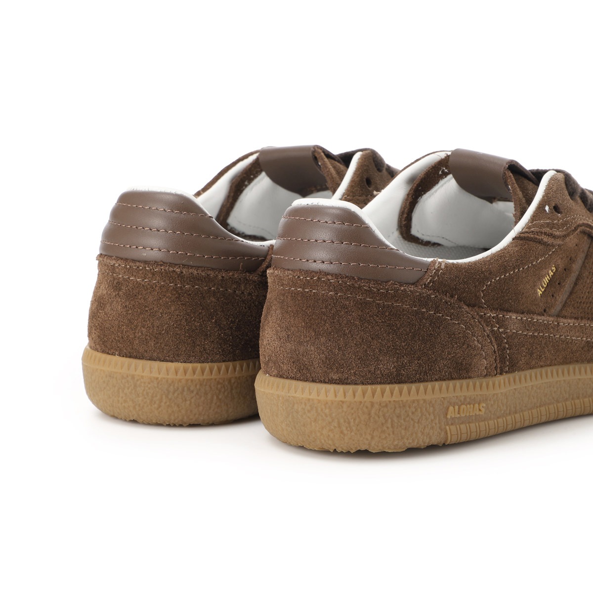 ALOHAS アロハス スニーカー/TB.490 Rife Leather Sneakers スエード ロートップ ラバーソール【大きいサイズあり】 レディース