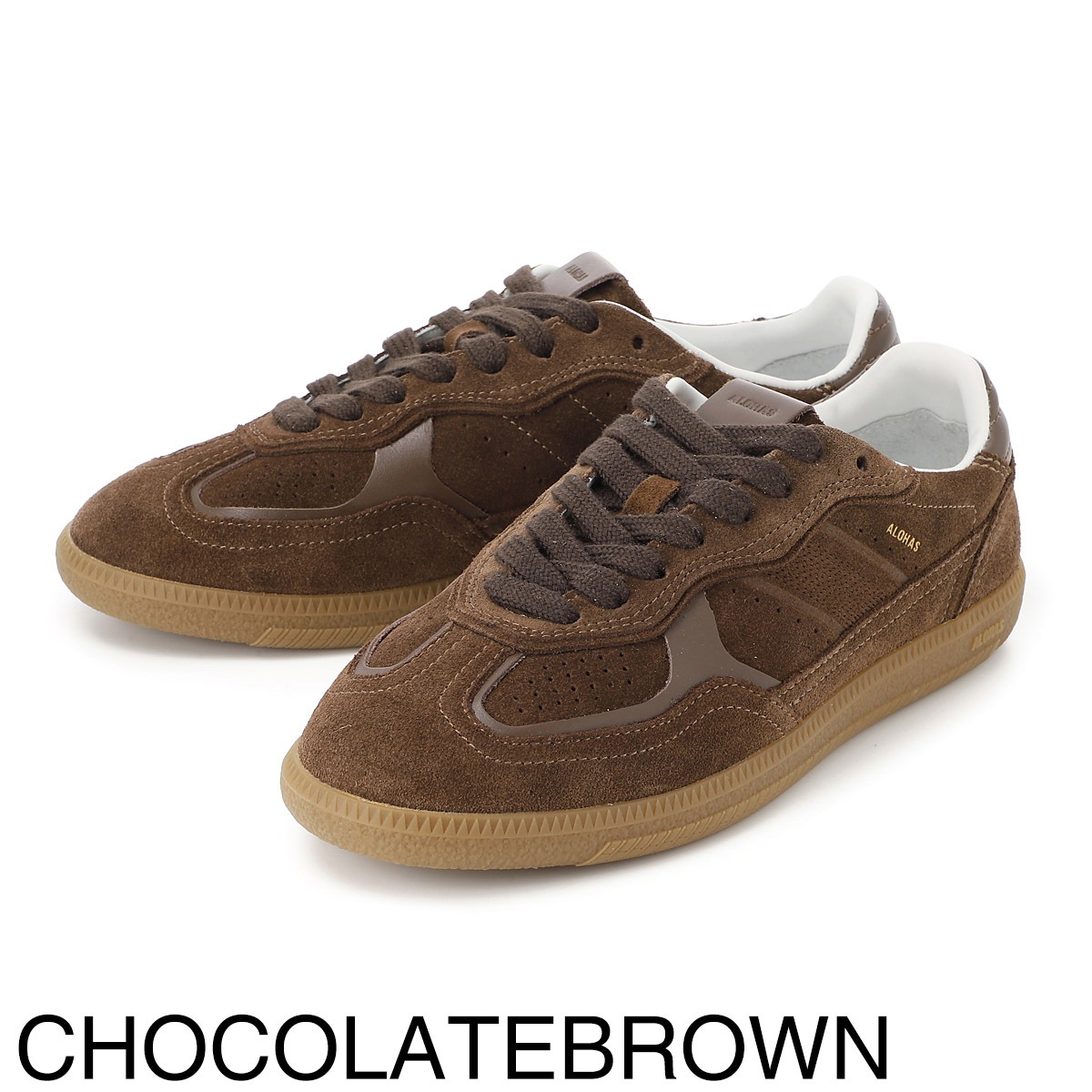 ALOHAS アロハス スニーカー/TB.490 Rife Leather Sneakers スエード ロートップ ラバーソール【大きいサイズあり】 レディース