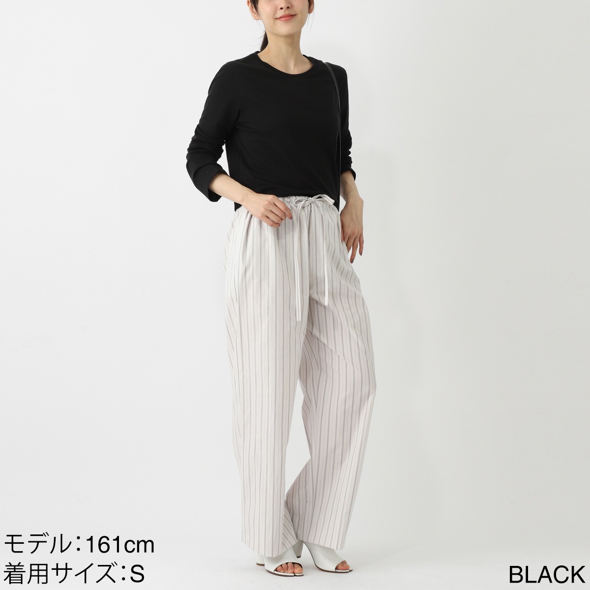 THE ROW ザ ロウ クルーネック 長袖Tシャツ/SHERMAN TSHIRT レディース