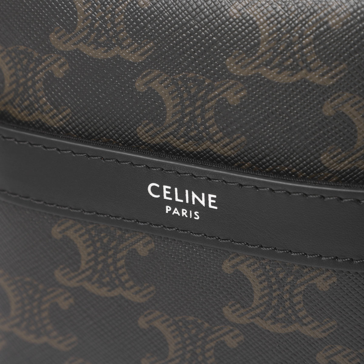 新品2018 celine セリーヌ ロゴパンツ グレー 36（セリーヌ ウール  