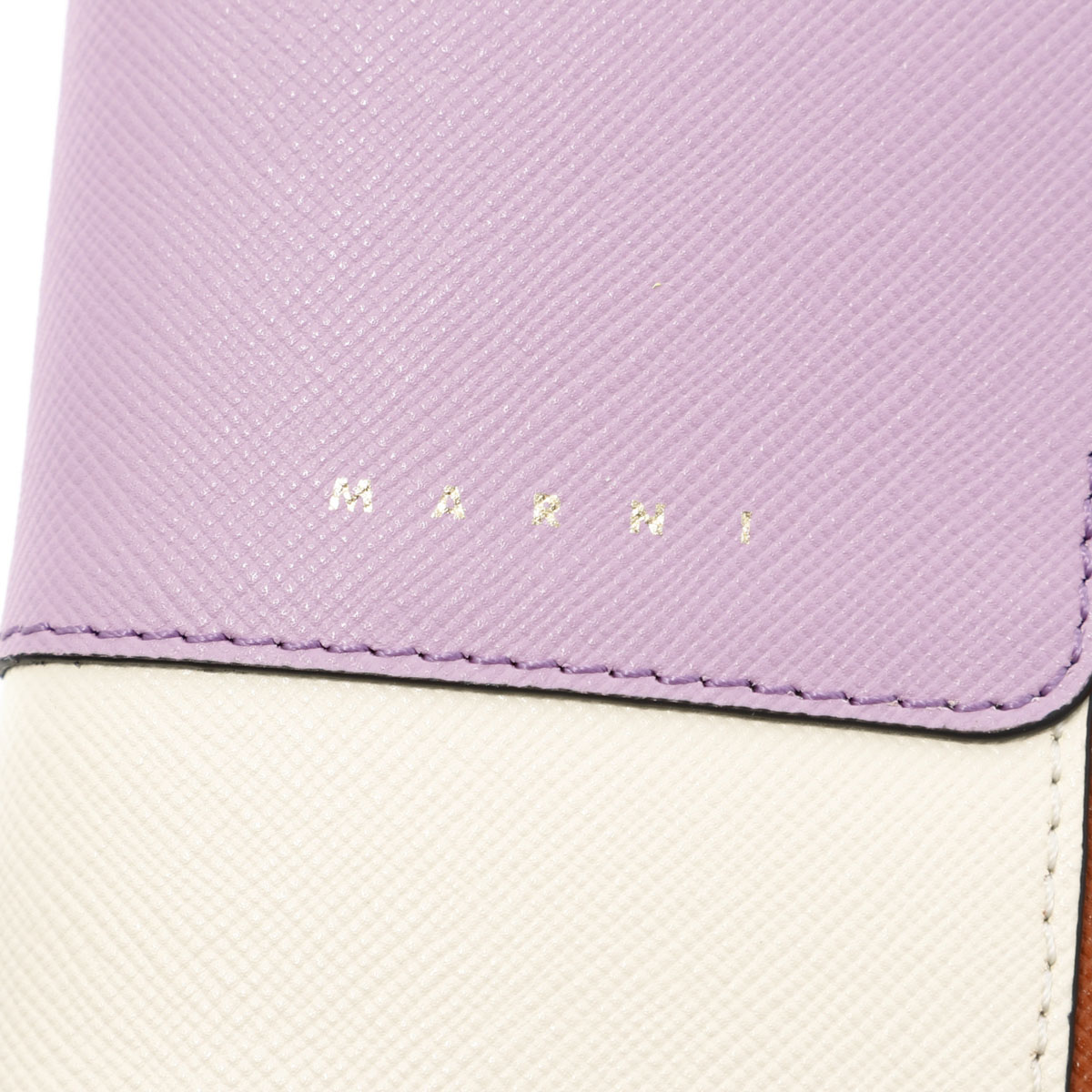 新品】MARNI⭐︎二つ折り財布 ⭐︎ミニウォレット⭐︎ピンク/ホワイト 