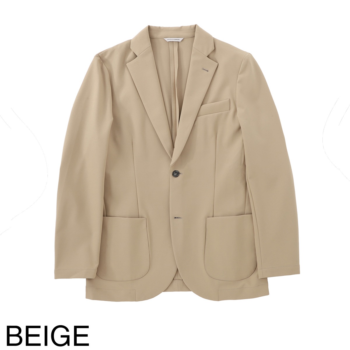 GIAB'S ARCHIVIO ジャブス アルキヴィオ 2つボタン イージージャケット/シングルジャケット/STROZZI/L【大きいサイズあり】 メンズ