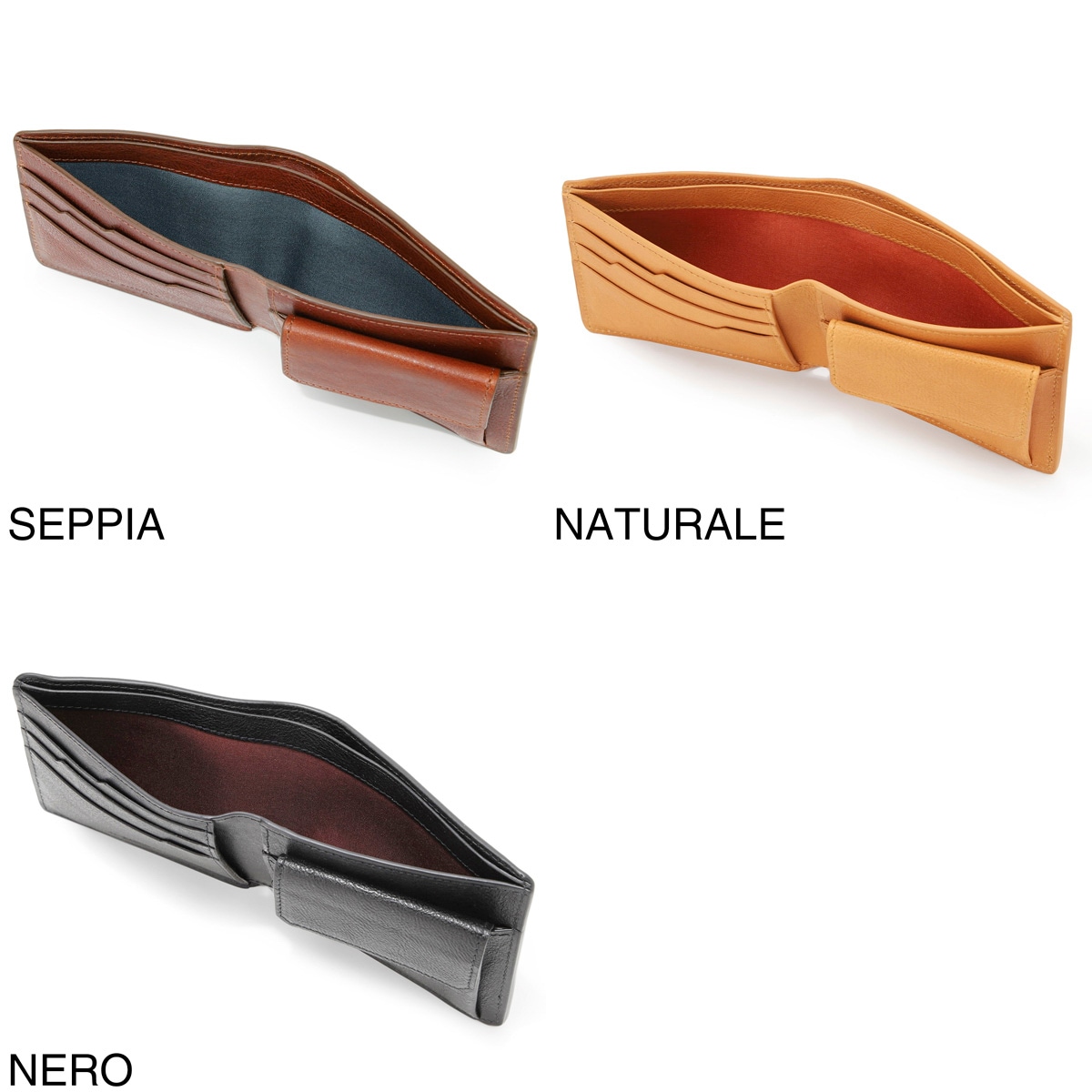 アウトレット】IL BISONTE イルビゾンテ 2つ折り財布 小銭入れ付き