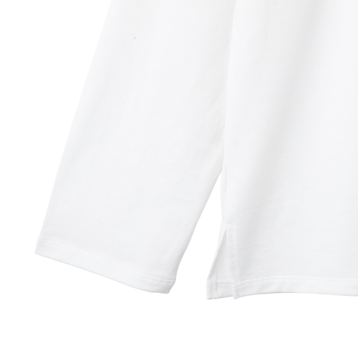 『ネコポス対応(1点まで)』LIFiLL リフィル クルーネック 長袖Tシャツ/ロングスリーブTシャツ/COTTONY SIDE SLIT LONGSLEEVE TEE コットニー 天竺 スリット 【国内正規品】