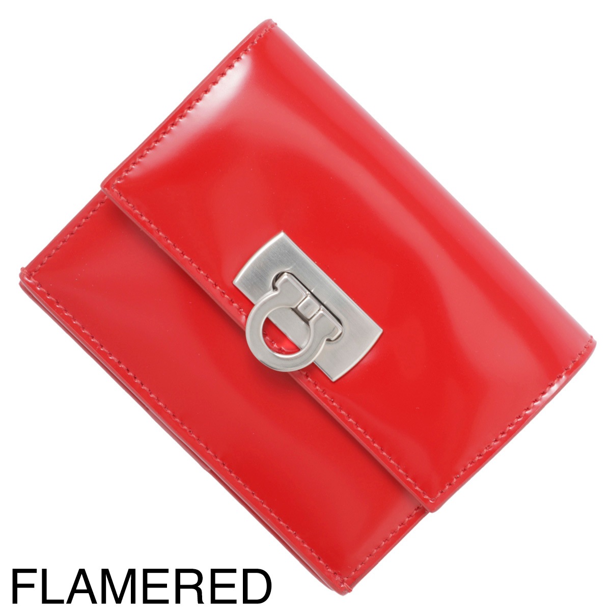 FERRAGAMO フェラガモ 2つ折り財布 小銭入れ付き レディース