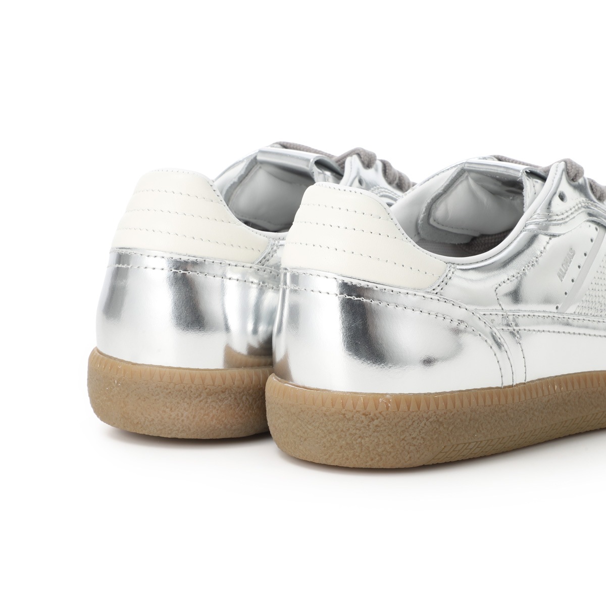 ALOHAS アロハス スニーカー/TB.490 Rife Leather Sneakers シルバー ロートップ ラバーソール【大きいサイズあり】 レディース