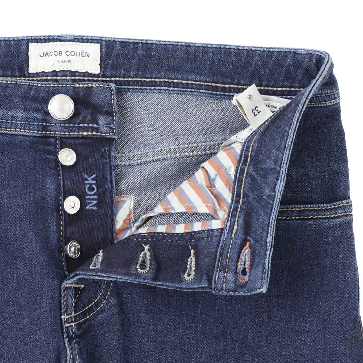 JACOB COHEN ヤコブコーエン ボタンフライジーンズ/PANT 5 PKT SLIM