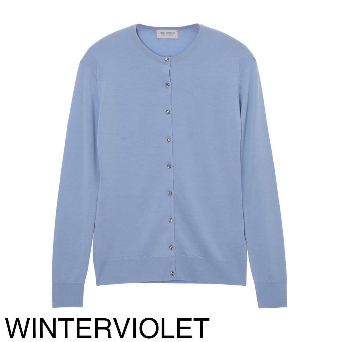 【美品】  JOHN SMEDLEY / ジョンスメドレー | BUTTERCUP CARDIGAN メリノウール ハイゲージ クルーネック ニットカーディガン | XL | グレー | レディース JOHN SMEDLEY（ジョンスメドレー） 【並行輸入品】 レディース