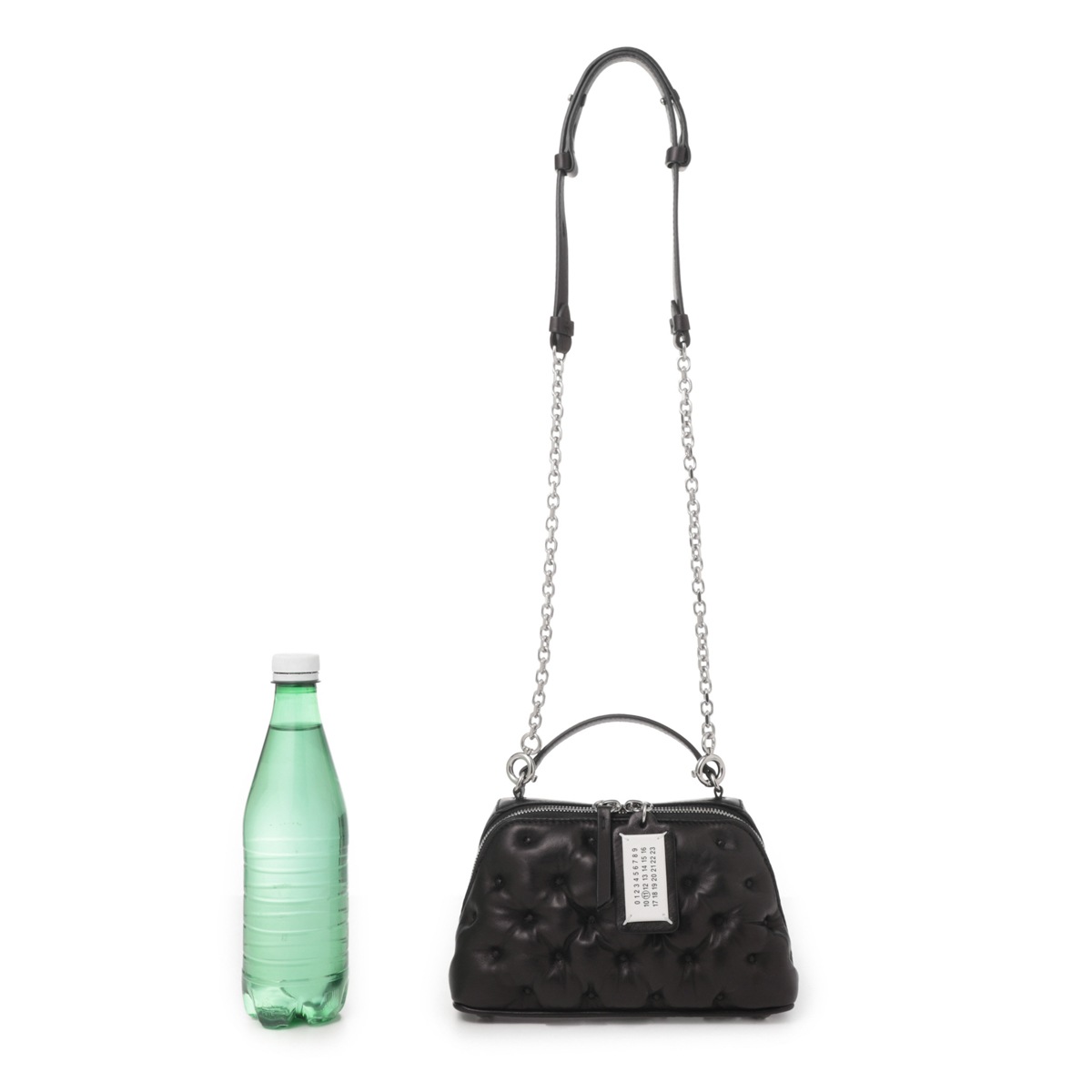 【訳あり】【アウトレット】Maison Margiela メゾンマルジェラ ハンドバッグ 2WAY/ショルダーバッグ/GLAM SLAM EMBROIDERY TRAPEZOID BAG グラム スラム