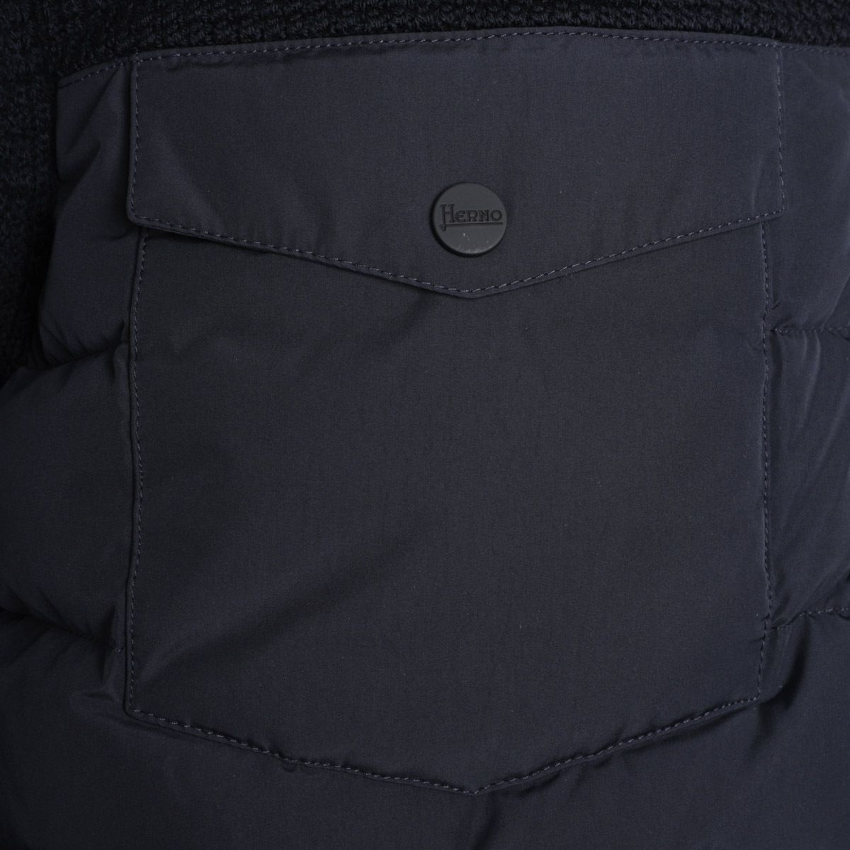 【アウトレット】HERNO ヘルノ ダウン切り替え ジップアップ カーディガン【大きいサイズあり】 メンズ