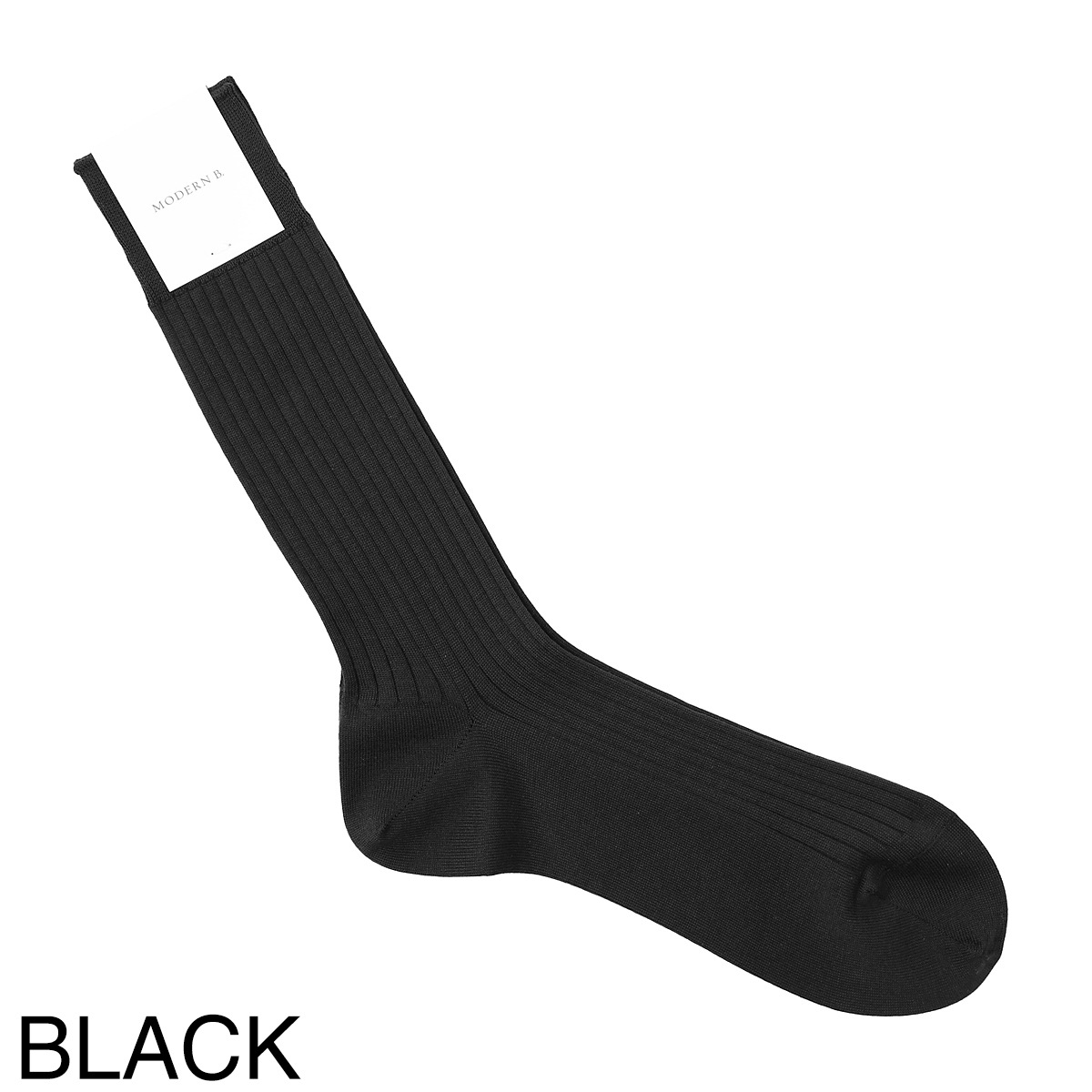 【ネコポス対応(2点まで)】MODERN B. モダンブルー 靴下/ソックス/スビンゴールド ワイドリブ 中薄 相当サイズ 25-26cm【返品交換不可】 メンズ