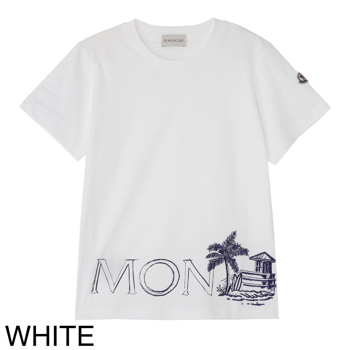 アウトレット】21819 MONCLER モンクレール クルーネックTシャツ